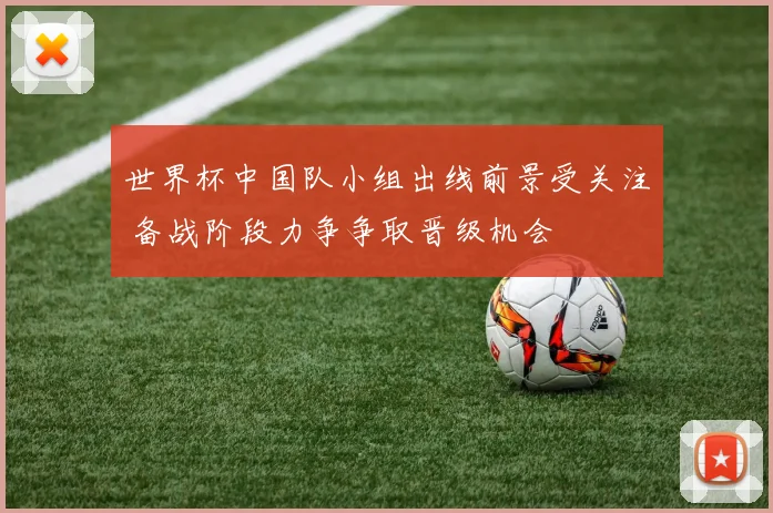 世界杯中国队小组出线前景受关注 备战阶段力争争取晋级机会
